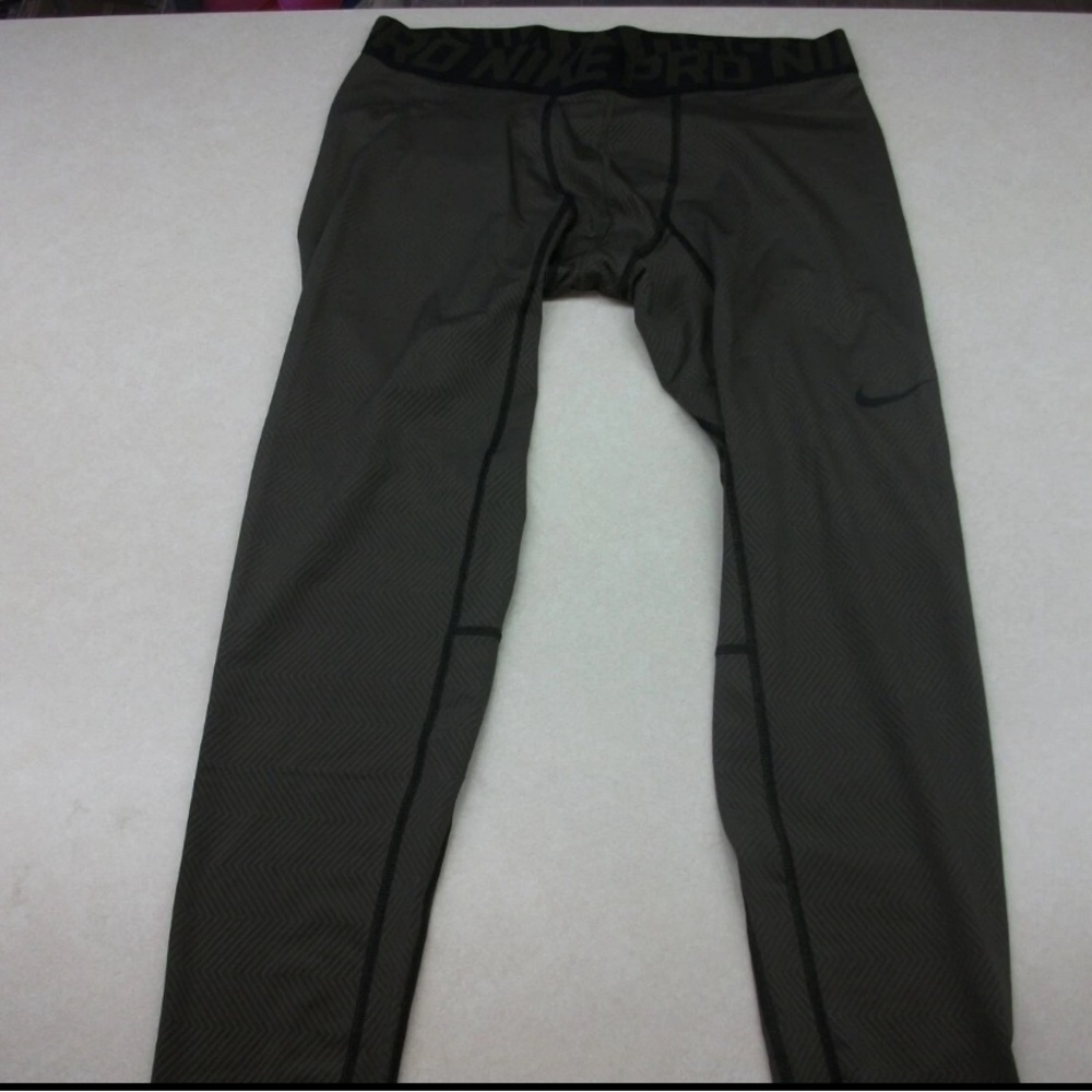 Nike Men’s Pro Warm Tights - army green